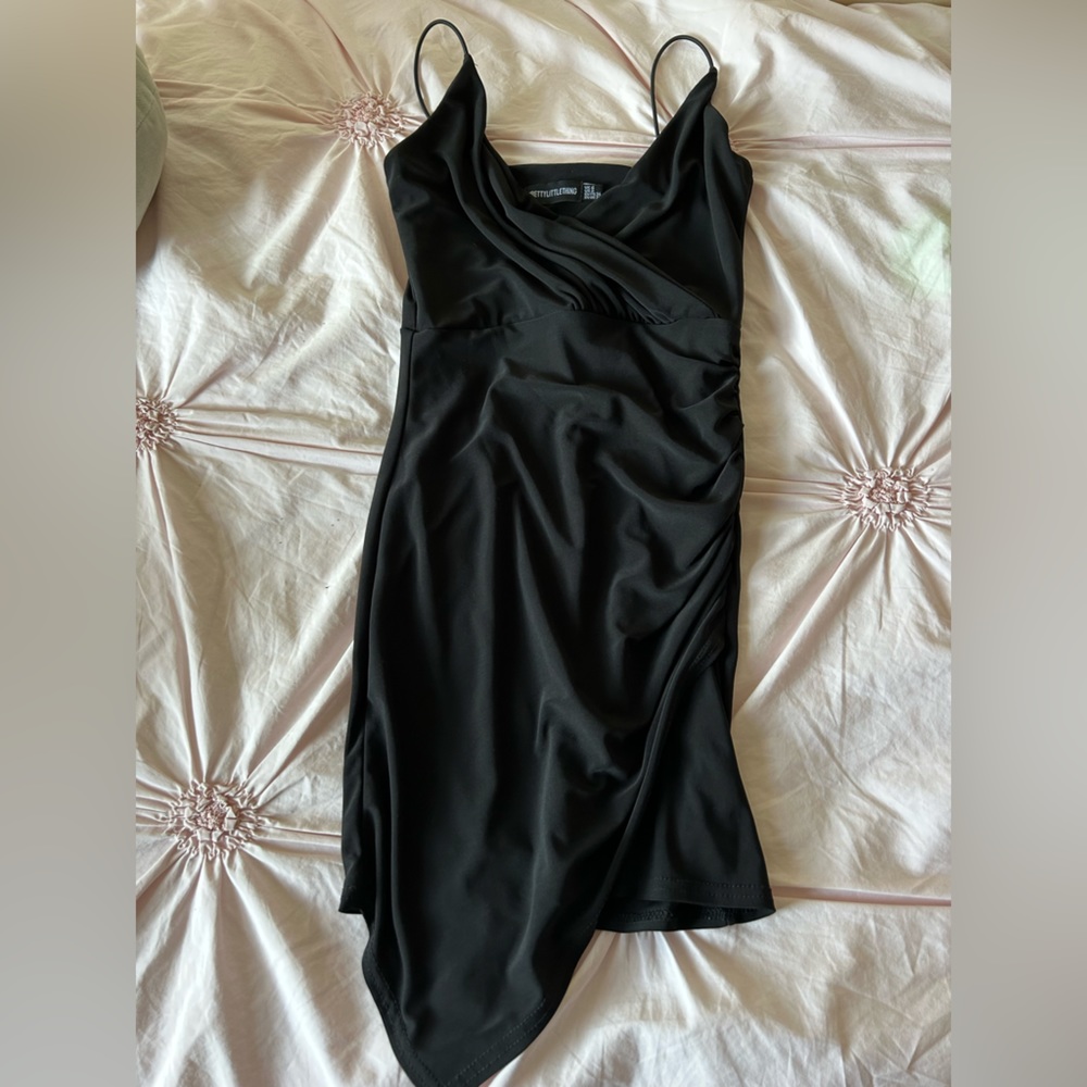 Black cocktail dress